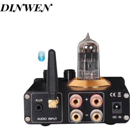 PJ.MIAOLAI A8 Mini HiFi Bluetooth 5.0 6N3 Vacuum Tube Amplifier 3.5mm AUX Input Binding Posts Output