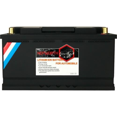 KP100-20 Jump Starter Car Motor LiFePO4 Battery 12V 100Ah CCA 1900A Built-in BMS Lithium iron Van Start Battery Energy Storage