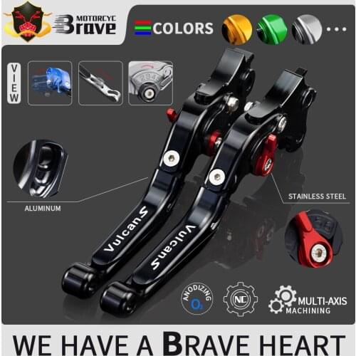 Clutch Brake Levers CNC Adjustable For KAWASAKI Vulcan / S 650 2015 2016 2017 2018 2019 2020 Vulcan S 650