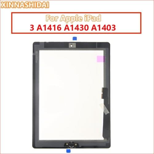 Touch Screen For iPad 3 4 iPad3 iPad4 A1416 A1430 A1403 A1458 A1459 A1460 LCD Outer Digitizer Sensor Glass Panel Replacement