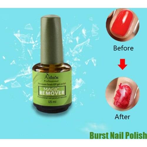 Gel Polish Remover Magic Remover Nails Semi-permanent UV Varnish Gel Remover Varnish For Removing Gel Removal Wraps 15ml/8ml