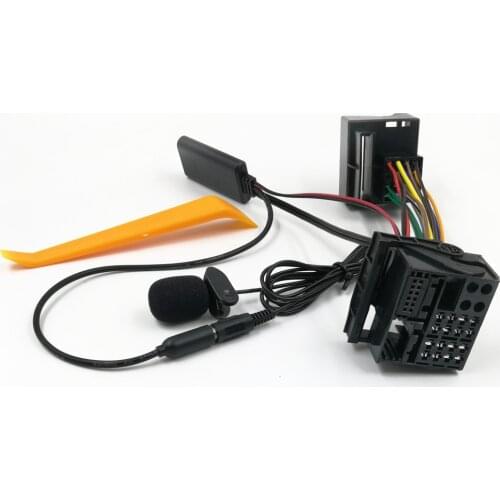 Biurlink 150CM 6000CD Stereo Bluetooth AUX-in Audio Cable Phone Calling Handsfree Harness Adapter For 6000 CD Ford Mondeo Focus