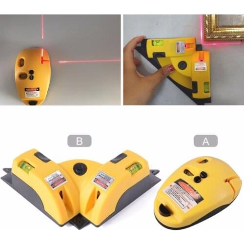 Triangle/Ellipse High Quality Pro Vertical Horizontal laser level Line Projection Square Right Angle 90 degree Measuring Tool