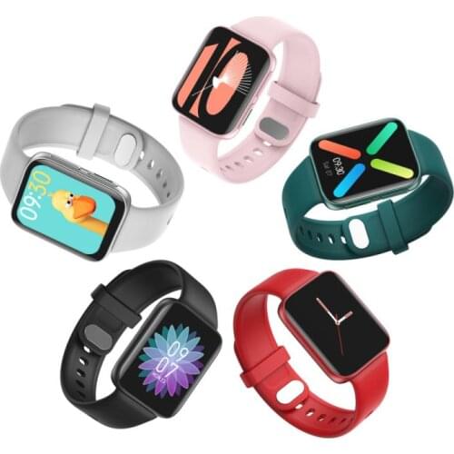 2021 new personality interface hyperboloid flexible screen smart watch heart rate blood pressure blood oxygen monitoring