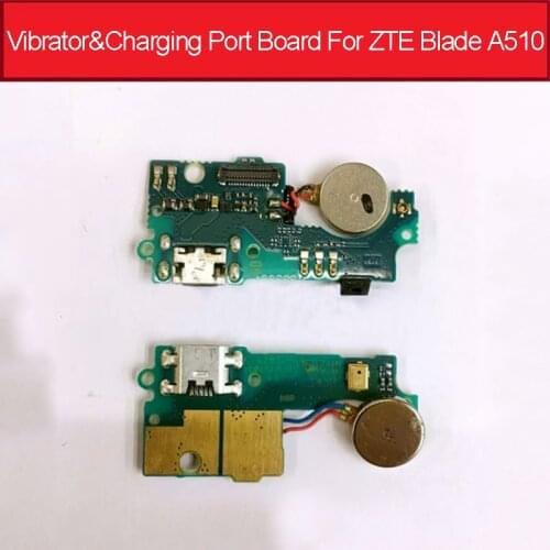 Vibrator & USB Charging Port Board For ZTE Blade A510 Nubia BA510 Charger Dock Connector Board Flex Cable Replacement Parts