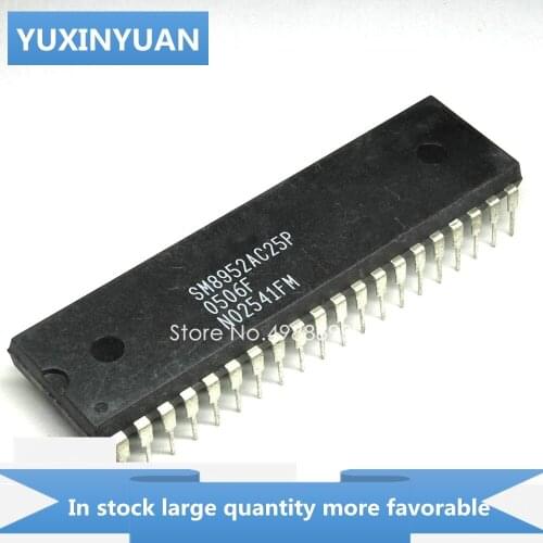 YUXINYUAN 5PCS/LOT SM8952AC25P SM8952AC25 SM 8952AC25P M8952AC25P 8952AC25 DIP40 in stock in stock