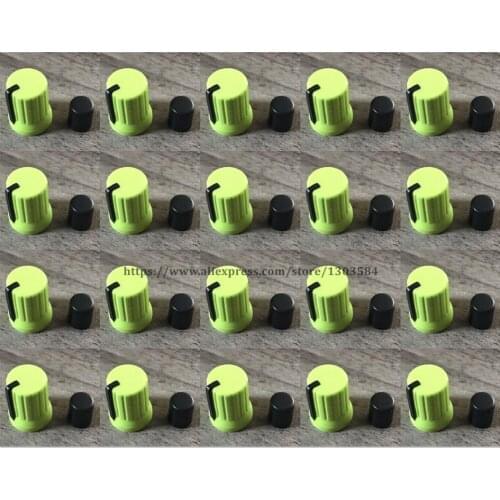 20PCS Green Rotary Control Knob For Pioneer XDJ-RX R1 RZ AERO DJM-T1 S9 DIY DJ