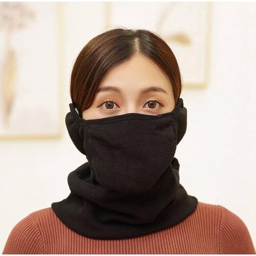 Cold Weather Winter Fleece Headband Neck Gaiter Tube Warmer Half Face Cover Scarf Hood Snowboard Bandana Headwear Men Women