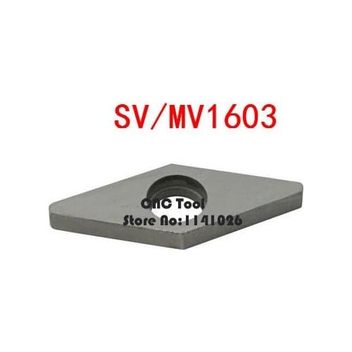 10PCS SV1603/MV1603 Hard alloy Shim lathe tool holder accessories,Suitable for MVJNR/MVQNR/MVVN/MVUNR,INSERT IS VNMG1604