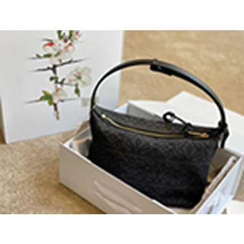 112543 112388 112914Brand Luxury Design Embroidered Fashion Classic Trendy Bento HandBag Single Shoulder Canvas Underarm Bag L1