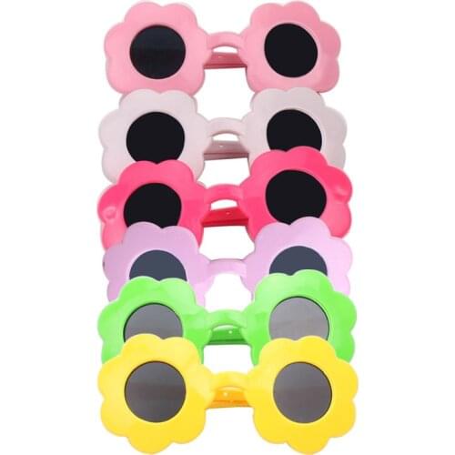 18 Inch American Doll Girls Plastic Sunflower Glasses Baby Toys Accessories Fit 40-43 Cm Boy Dolls c202