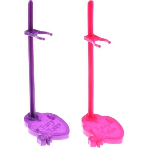 2Pcs/lot Cute Display Holder Doll Stands For Girls Gift Toys Doll Accessories