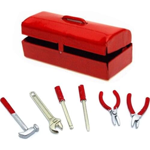 RC Crawler 1:10 Accessories Mini Hammer Wrench Tools Box for Traxxas TRX-4 Tamiya CC01 Axial SCX10 D90 D110 TF2 RC Car