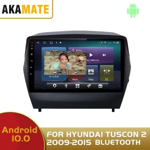 2 Din Android 10 Car Radio Multimedia Video Player Navigation 4G 64G GPS Carplay For Hyundai Tucson2 2009 2010 2011 2012-2015