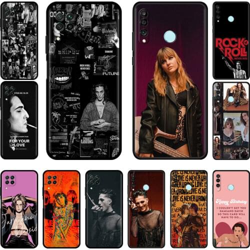 Maneskin Damiano DavidTPU Phone Case For Huawei P30 Lite E P Smart Z 2019 P50 P40 Pro Plus P10 P20 5G 2021 2020 Cover Coque
