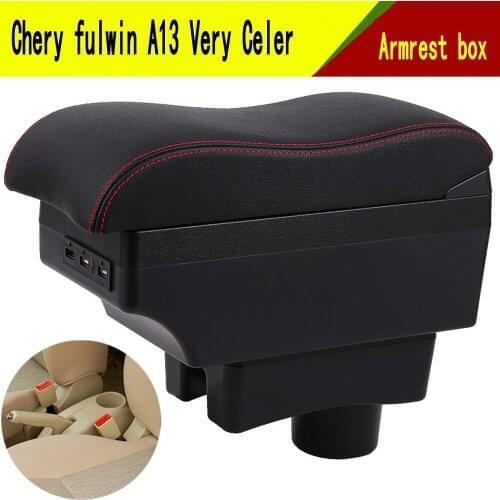 For Car Chery A13 Very Celer fulwin Armrest Box central Store content Storage arm support elbow rest