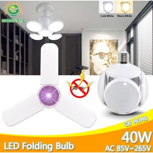 E27 LED Bulb 40W 9W AC 85-265V Cold White Warm White Bombilla led Spotlight Lampada LED light football UFO lamp indoor lighting