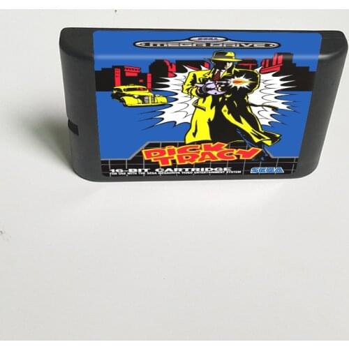 Dick Tracy- 16 Bit MD Game Card for Sega Megadrive Genesis Video Game Console Cartridge