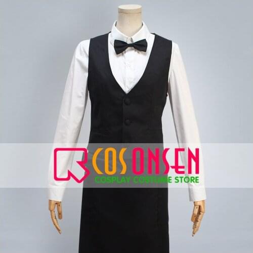 COSPLAYONSEN Yowamushi Pedal Sakamichi Onoda Cafe Waiter Suit Cosplay Costume All Size Custom Made