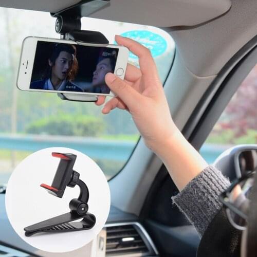 Creative sun visor car phone bracket car navigation frame snap-in bracket
