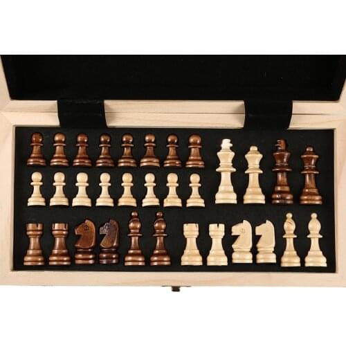 International Chess Set Teaching Competition Oversized Chessman Luxurious Premium Gift Box Solid Wood Chess Board