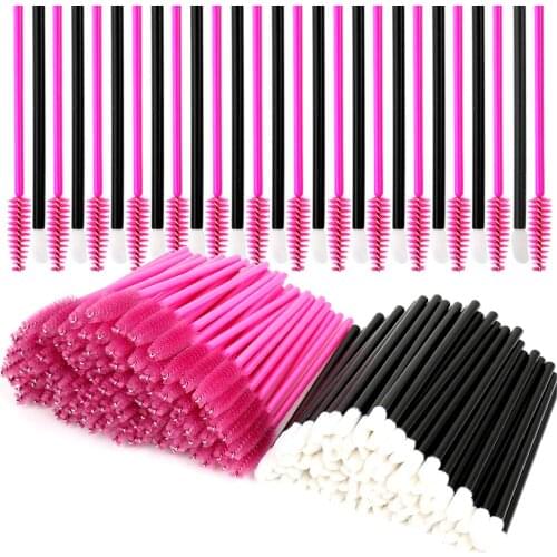 Disposable Mascara Wands And Lip Applicators, 1000 Pcs Makeup Applicators Lipstick Tester Eye Lash Brushes Wands Eyelash Spoolie