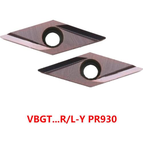 Original VBGT VBGT110301 VBGT110301R-Y VBGT110302 VBGT110304 VBGT160402 VBGT160404 R-Y L-Y Grooving Carbide Inserts Lathe Cutter