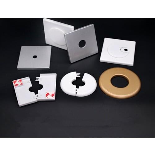 Plastic pipe Dust plugs wall Reserved hole cover Snap-on Panel Decor cap for Air-conditioning Cable Wire Outlet Port protector