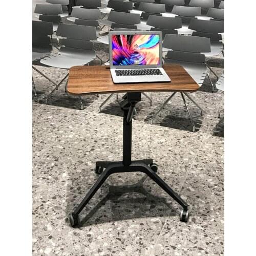 Pneumatic Automatic Lifting Table, Standing Sofa Bed, Movable Lazy Desk, Computer Lecture Podium Table