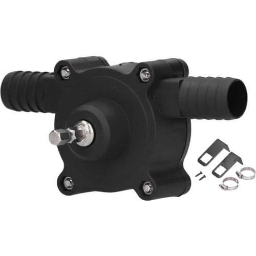 ABS Hand Electric Drill Pump Water Transfer Self Priming Portable For Oil Kerosene Diesel With High Flow Capacity