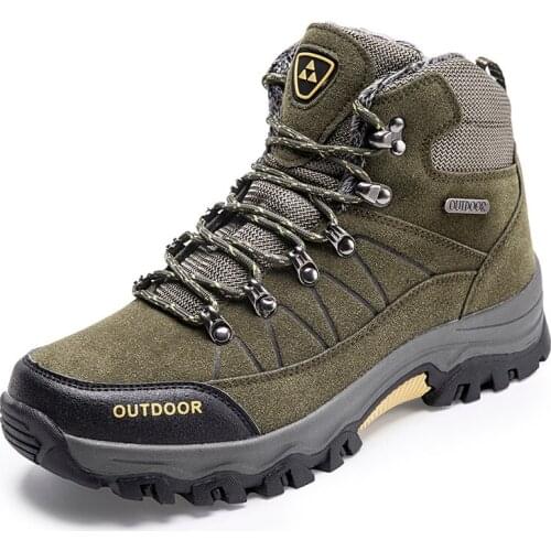 Shoes Tourism Mountain Outdoor Hunting Durable Waterproof Winter Sneaker Tactical Boots Military for Men High Top trail Footwear