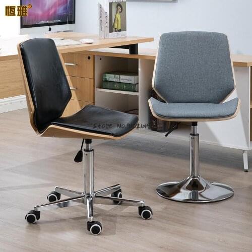 Swivel chair fashion European computer chair lift chair solid wood home study back chair office front desk chair leisure chair