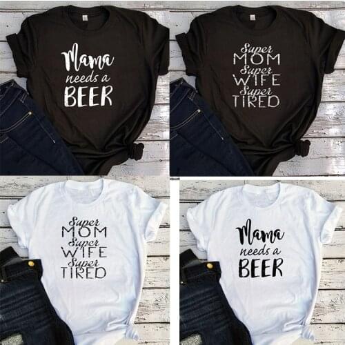 Mama Tshirt 2021 Women Short Sleeve Ulzzang Printed Mom Life Tshirt Vintage Tee Top Korean Clothes Vintage Sexy Tops L