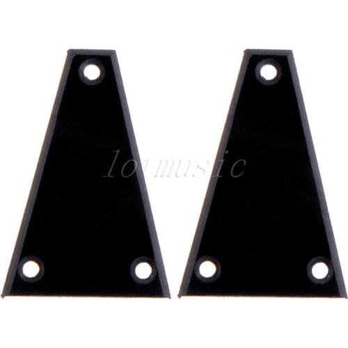 2pcs High Quality Black Plastic Electric Guitar Truss Rod Cover