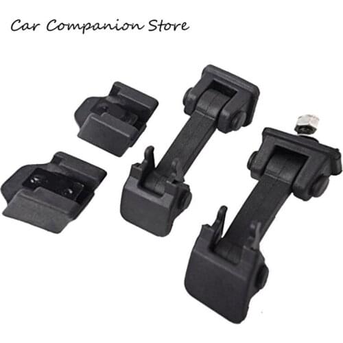 2x Car Hood Catch Lock Latches Buckle ABS Fit For Jeep Wrangler JK Unlimited Accessories Lock Protect 2007-2016