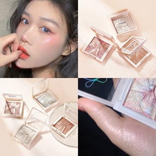 Highlighter Bronzer Palette Makeup 3D Face Contour Shimmer Powder Illuminator Facial Highlight Cosmetic Brighten Glitter Powder