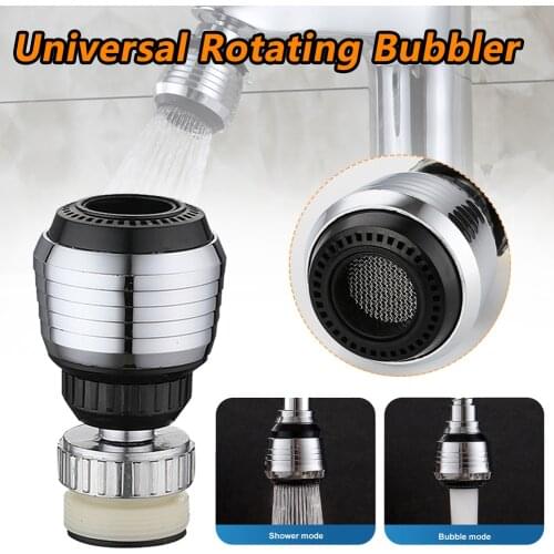 360 Degrees Rotate Faucet Kitchen Faucet Sprayer Water Saving Bubbler Connector Swivel Tap Aerator Diffuser for Kitchen