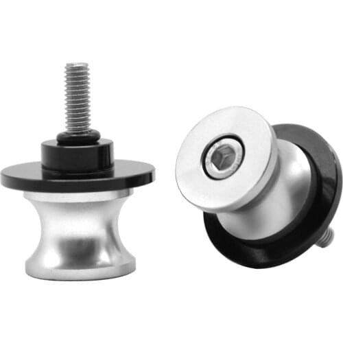 6mm Motorcycle CNC Aluminum Accessories Moto Swingarm Sliders Spools Paddock Stand Bobbins Swing Arm For Yamaha MT07 MT 07 MT09