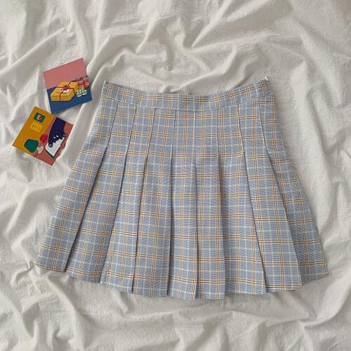 Cheap wholesale 2021 spring summer autumn new fashion casual sexy women Skirt woman female OL plaid skirt BVt20071237