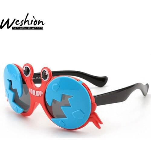 Kids Sunglasses Polarized Boys Girls Cartoon Cute Crap Sun Glasses Child TAC Eyeglasses Resin Flexible Safety Frame Shades UV400