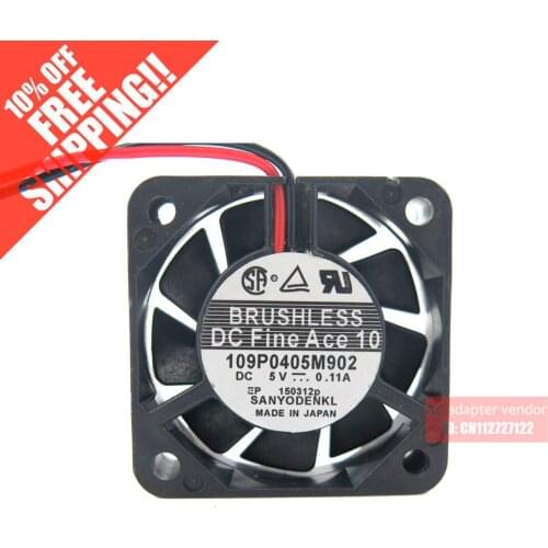 FOR SANYO DENKI SAN ACE 4010 4CM Double ball bearing silence 5V 0.11A .109P0405M902 cooling fan