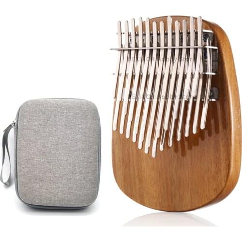 Double Layer Keys Kalimba 25 Key Chromatic Thumb Keyboard Piano Acacia Wood Profession Musical Instrument With Piano Case