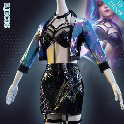 LOL KDA Evelynn Cosplay Costume Game League of Legends KDA All Out LOL More KDA Outfits The Nine-Tailed Fox