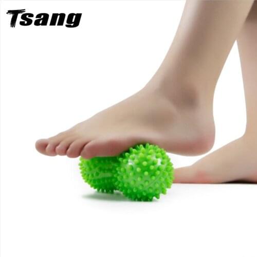 Massage Yoga Sport Fitness Ball Peanut Shape Durable PVC Stress Relief Body Massager Trigger Point Portable Fitness Equipment