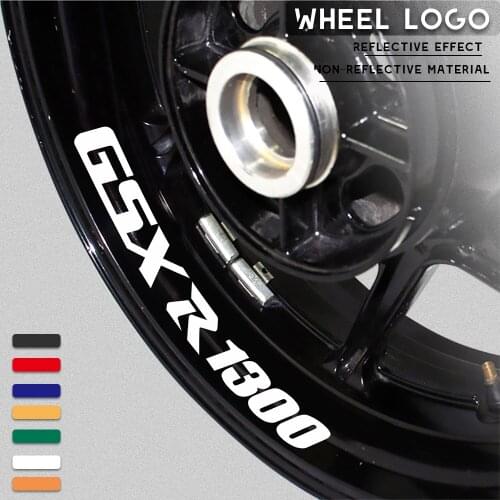 Motorcycle modified decals wheel rim reflective waterproof custom personalized decorative sticker for SUZUKI GSXR1300