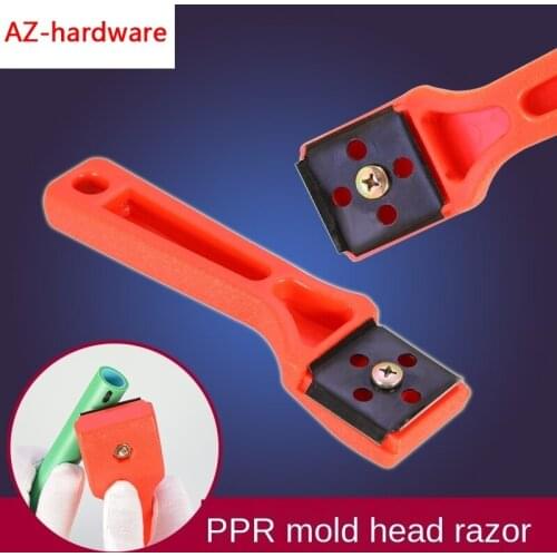 PPR Water Pipe Scraper PE Plastic Pipe Butt Welder Butt Machine Hot Melt Die Head Welder Cleaner Accessories
