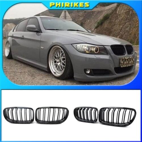 Matte Black Front Sport Kidney Grille Grill For BMW E90 E91 LCT 3-Serise Sedan 2009 2010 2011 2012 2013 Car Racing Grills