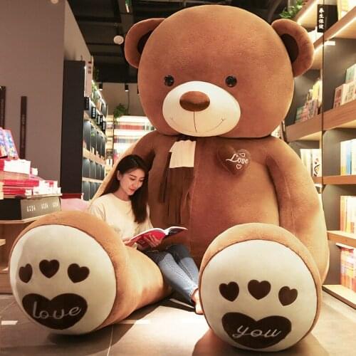 New Arrival High Quality 4 Colors Teddy Bear With Scarf And Heart Stuffed Animals Plush Toys Doll Pillow Kids Lovers Girl Gift