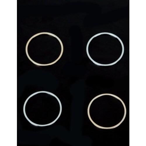 Charms Copper Round Gold/Rhodium Earring Pendants 20pcs 20mm Jewelry Findings For Women DIY Earring Bag Decoration