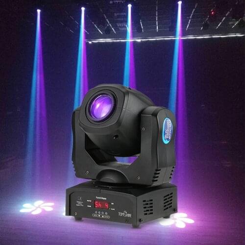 Moving Head Party Lights 80W DMX512 Auto Rotating 9 / 11Channels Rainbow 8Colors LED Stage Gobo Pattern Lamp Disco LightJ